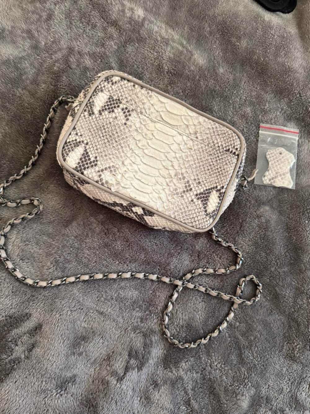 Zadig & Voltaire Python-Texture Crossbody - Picture 2 of 4
